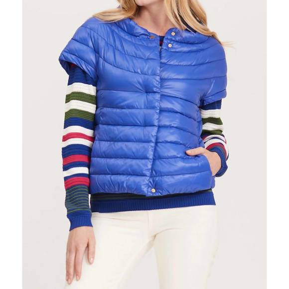 Doudoune Tyler Boe Python Puffer Bomber Taille S - Crème, Occasion Très Bon état, Style Urbain